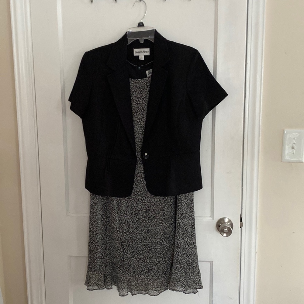 Aline dress with jacket